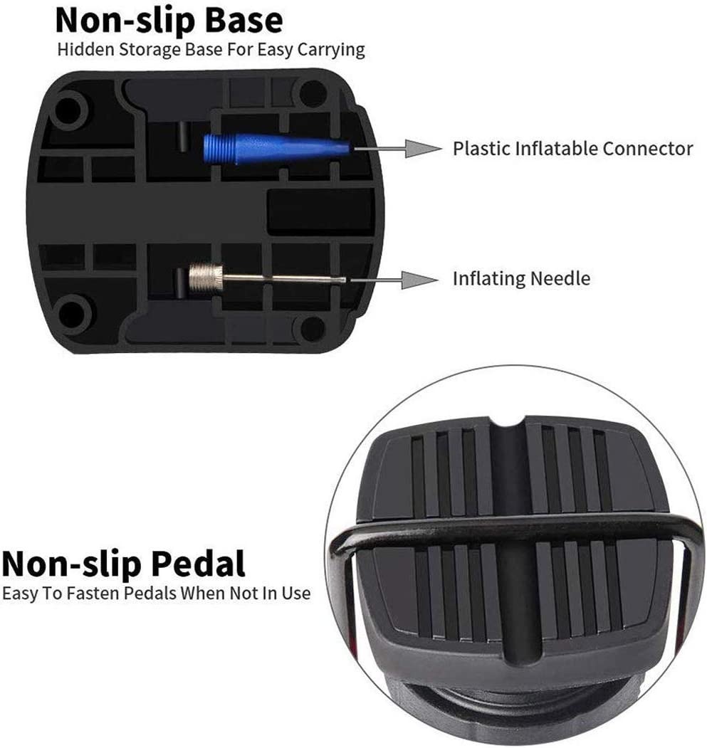 High Pressure Foot Air Pump – Mini Heavy-Duty Bicycle & Car Pump - Image 2