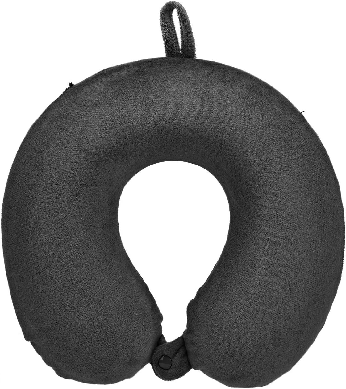 H HOMEWINS Memory Foam Travel Pillow – Neck & Head Support