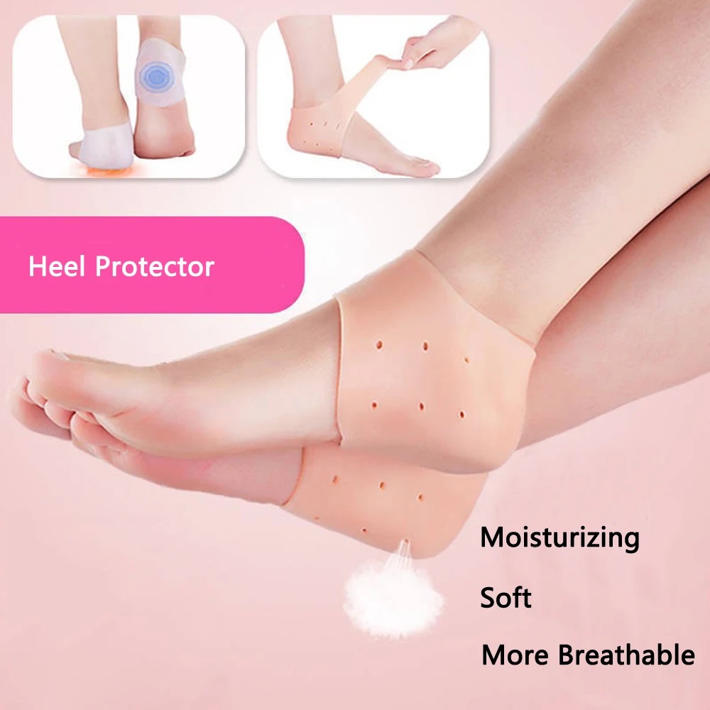 Silicone Gel Heel Pad Socks | Pain Relief & Anti-Crack | 1 Pair - Image 6