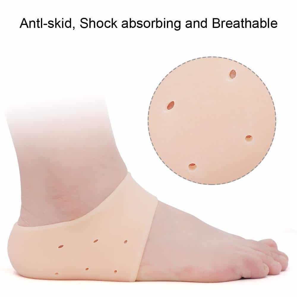 Silicone Gel Heel Pad Socks | Pain Relief & Anti-Crack | 1 Pair