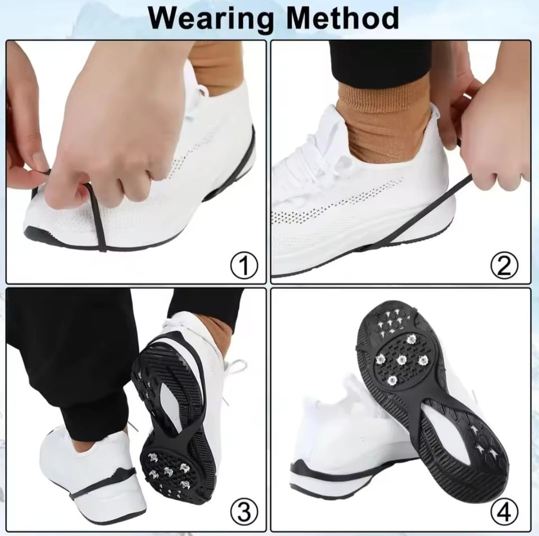 5 Studs Anti-Skid Ice Snow Crampons for Shoes & Boots - Image 5
