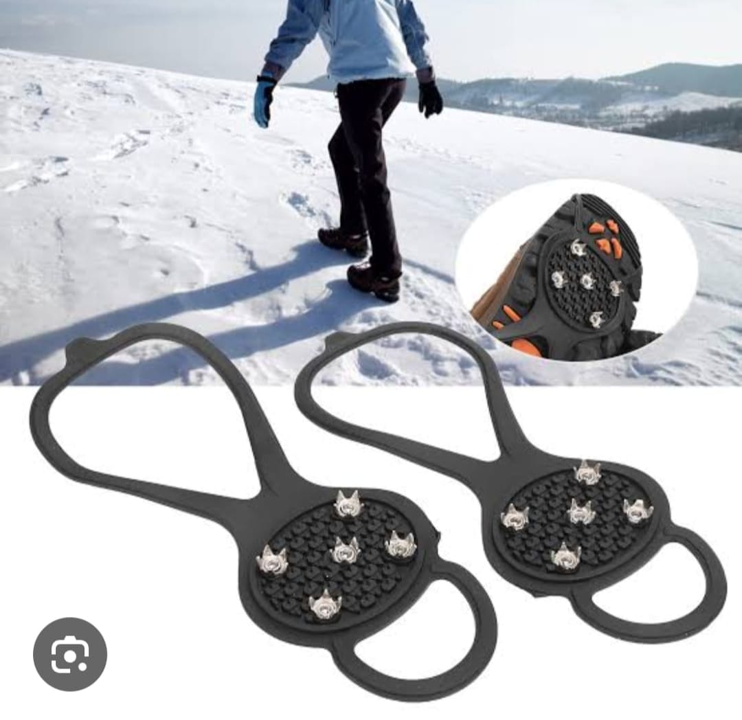 5 Studs Anti-Skid Ice Snow Crampons for Shoes & Boots - Image 7
