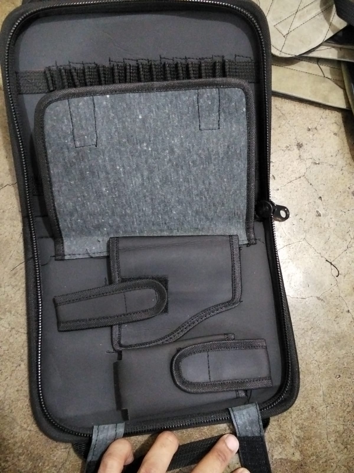 Tactical Hard Shell Pistol Carry Case with Secure Zip Lock - Image 6