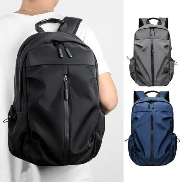 Premium Waterproof Nylon Backpack – Casual Unisex School & Travel Bag - Image 3