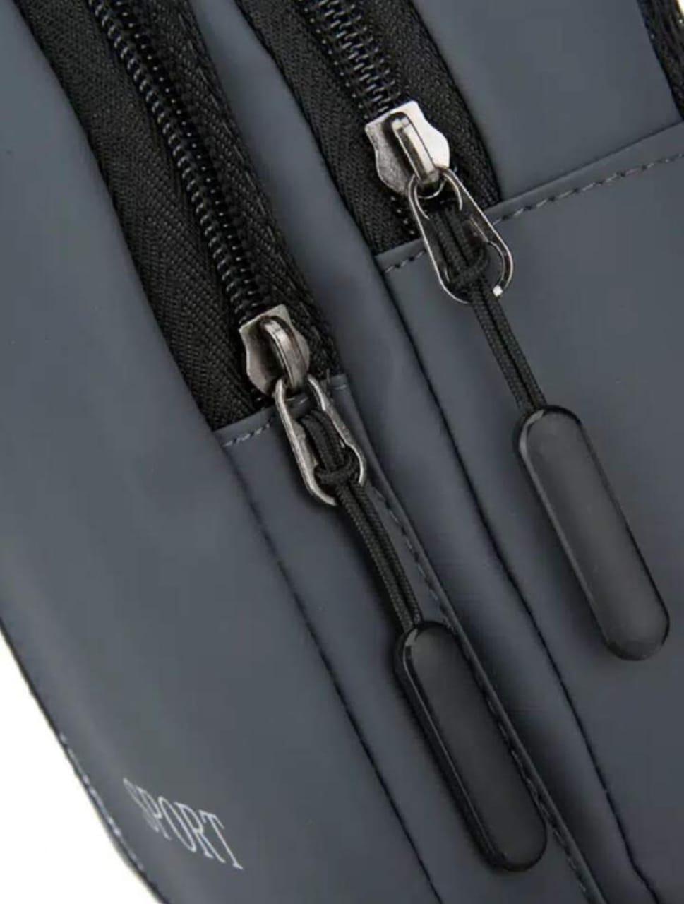 Premium Men’s Tactical Chest Sling Bag for Travel & Hiking - Black - Image 3