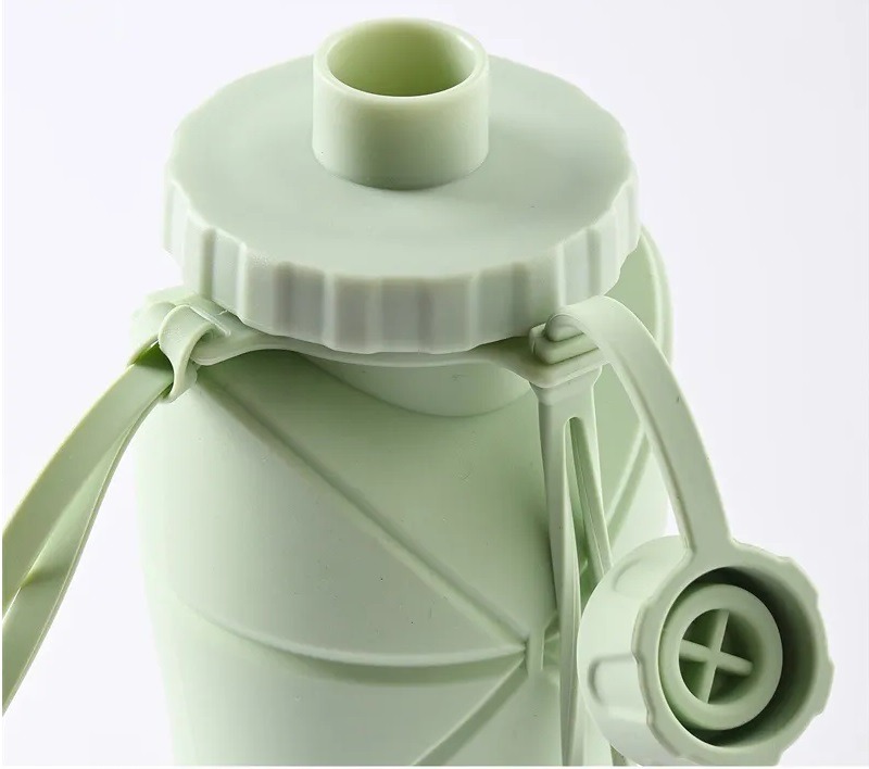 600ml Silicone Foldable Water Bottle | Portable Collapsible Bottle - Image 2